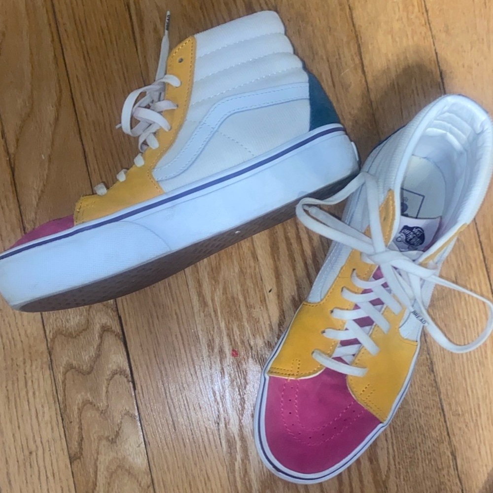 Colorful High-Top Vans